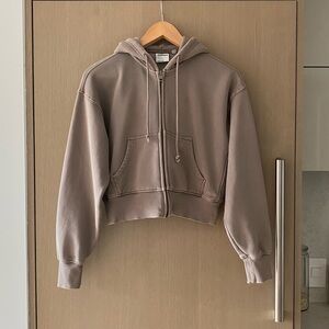 Aritzia Boyfriend Boxy Zip Hoodie